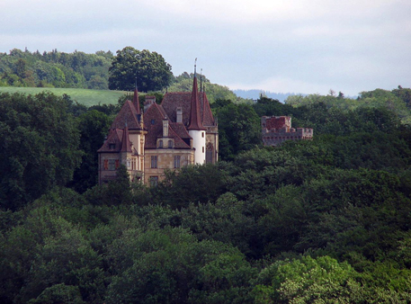 le Château Gorgier et son bois
